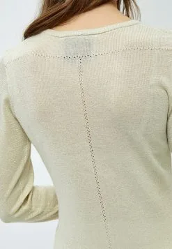 Minus New Laura - Vest - Lemon Sorbet Lurex -Minus Winkel 563b9557ef0f4bde882c077109fc7db5