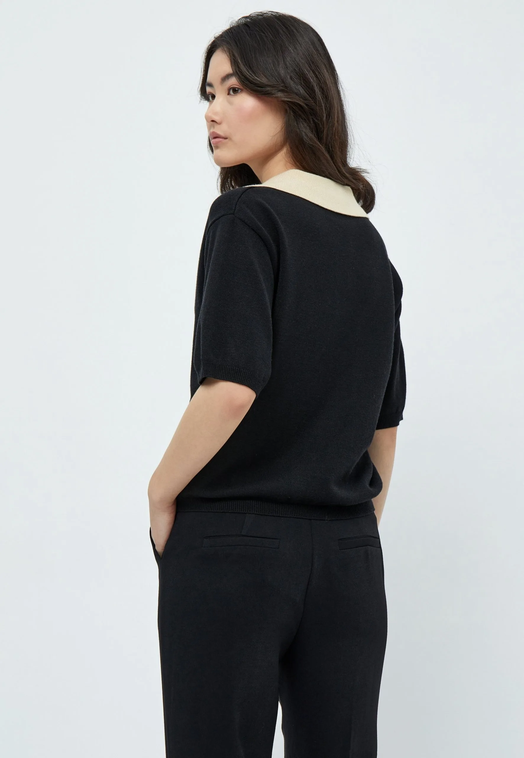 Minus Pamia - Poloshirt - Black 5 Minus Pamia - Poloshirt - Black - Afbeelding 3