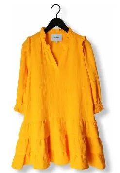 Minus Hemma Knee Length- Jurk - Oranje -Minus Winkel 5bf73738b4da4acea8226b91622702c7