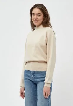 Minus JoseTurtleneck - Trui - Warm Sand Melange