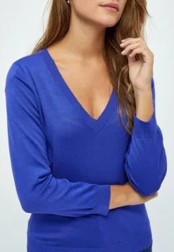 Minus Milla 3/4 Sleeve - Trui - Royal Blue 10 Minus Milla 3/4 Sleeve - Trui - Royal Blue -Minus Winkel 5e04344bc76442e49730cb9988b51762