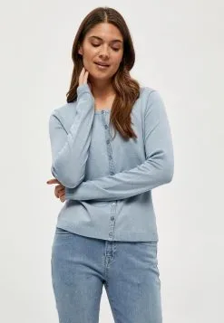 Minus New Laura - Vest - Dusty Blue Melange