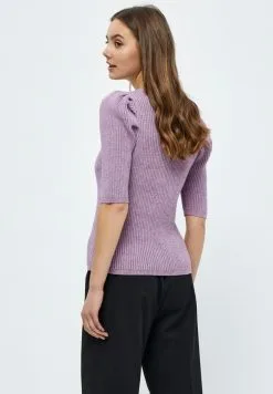 Minus Ava- T-Shirt Print - Violet Melange -Minus Winkel 5f59742a11f140d897aa24e9ee5a3661