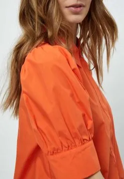 Minus Molia - Overhemdblouse - Orange Peel -Minus Winkel 60ed665672144b028624d80f210ba635