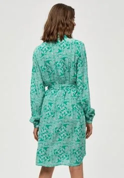 Minus Aika- Blousejurk - Ivy Green Patchwork Print -Minus Winkel 6153fe5754924c42a3306d60e89a737c