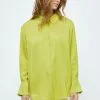 Minus Kamia Oversized - Overhemdblouse - Bright Lime -Minus Winkel 6260afd718c74817955f52ae8bd39964