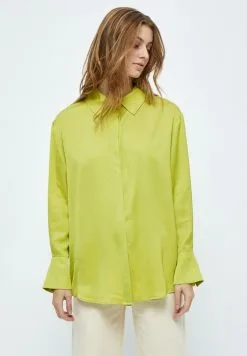 Minus Kamia Oversized - Overhemdblouse - Bright Lime