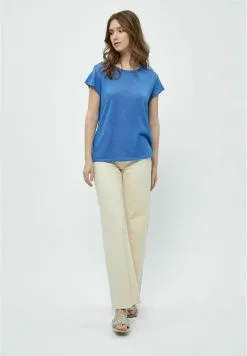 Minus Carlina - T-Shirt Basic - Regatta Blue Lurex 8 Minus Carlina - T-Shirt Basic - Regatta Blue Lurex -Minus Winkel 645bea370acf4e47acfff36f49409016