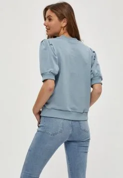 Minus Mika - T-Shirt Basic - Dusty Blue -Minus Winkel 64ca9c5bd79741afb3ad6e4ef3f6c584