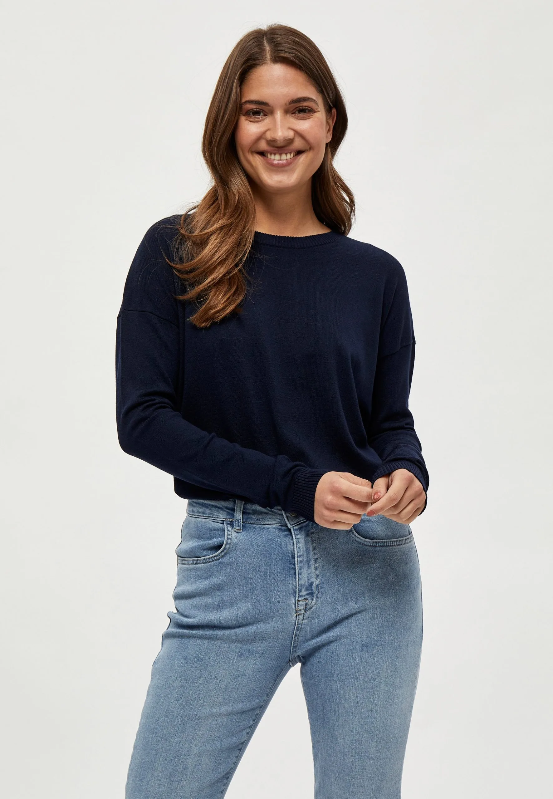 Minus Elne - Trui - Black Iris Solid 3 Minus Elne - Trui - Black Iris Solid