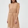 Minus Soul- Jurk - Tropical Peach Stripe 1 Minus Soul- Jurk - Tropical Peach Stripe -Minus Winkel 69bba0d30af2496fa579e01034a6c095
