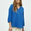 Minus Hemma 3/4 Sleeve- Blouse - Regatta Blue -Minus Winkel 6a3bff31faa94874af32bd0d5c21ea51