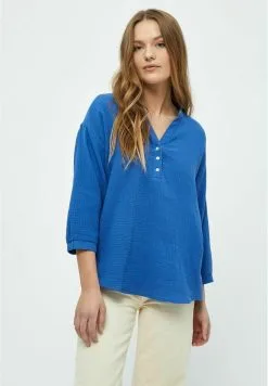 Minus Hemma 3/4 Sleeve- Blouse - Regatta Blue