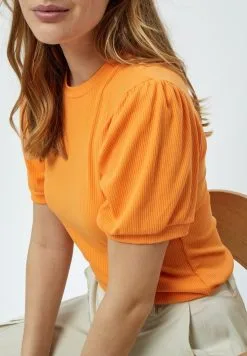 Minus Johanna- T-Shirt Basic - Orange Peel -Minus Winkel 6a8a5be34e7c47819615a244a9a85a7b