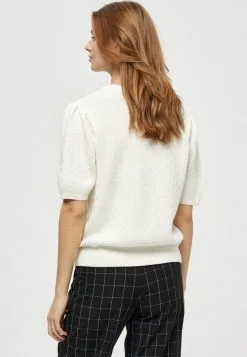 Minus Jasmine- T-Shirt Basic - Broken White -Minus Winkel 6ad2cc3512164e79a50626fa97646c16