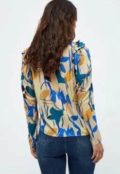 Minus Blouse - Royal Blue Flower Print -Minus Winkel 6b5e33ec26824738a0d7d589654deac5