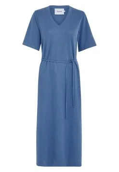 Minus Brinley- Jurk - Denim Blue -Minus Winkel 70518b9c30204ce9a26c30a6bf21682a
