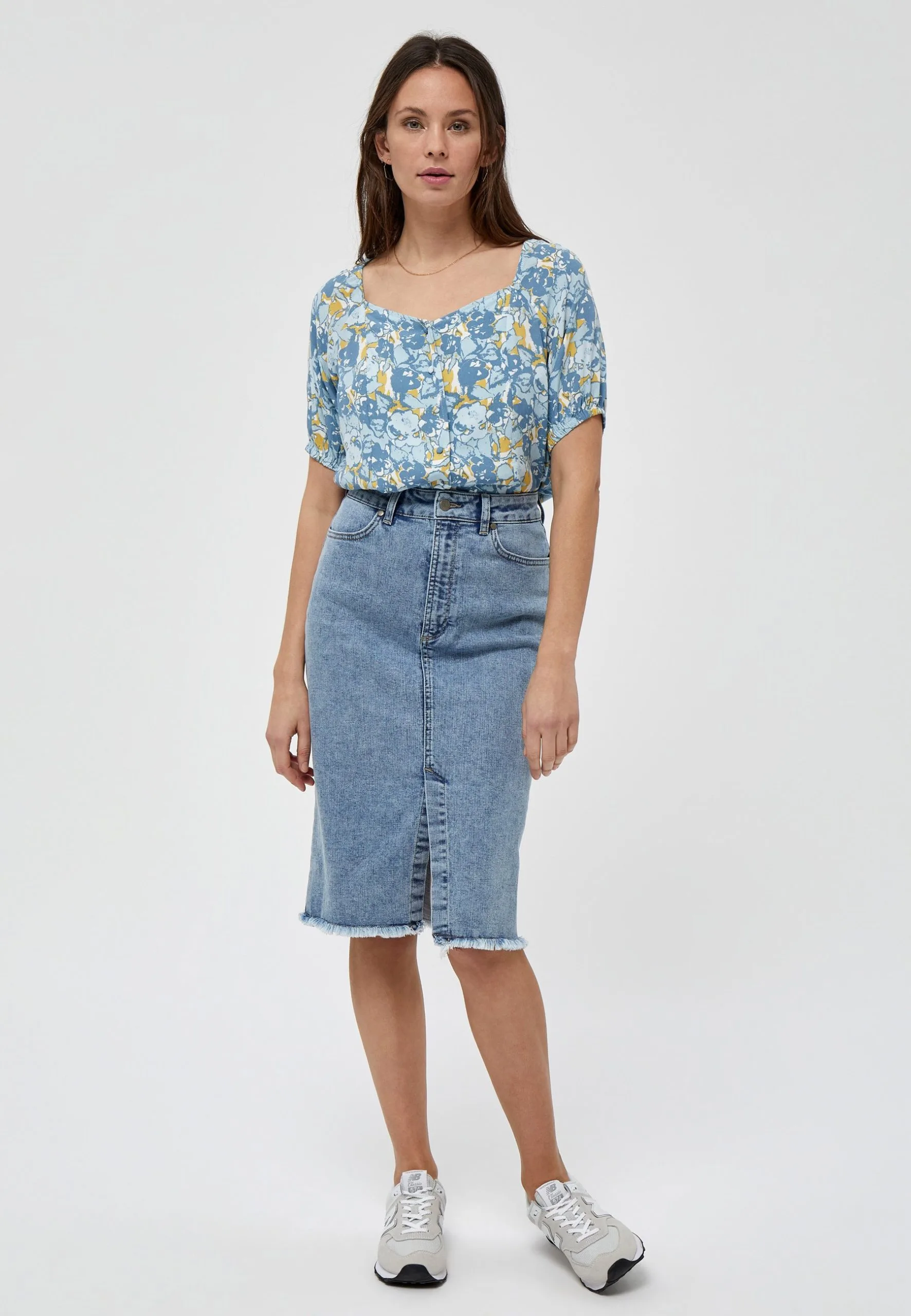 Minus Sarana - Blouse - Blue Heaven Print 4 Minus Sarana - Blouse - Blue Heaven Print - Afbeelding 2