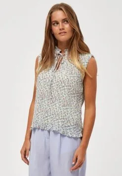 Minus Rikka- Top - Frosted Mint Flower Print