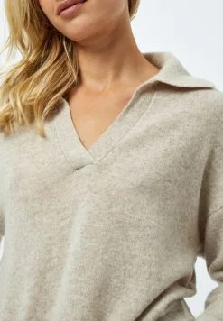 Minus Trui - Sand Gray Melange -Minus Winkel 74af1c1dfa4b4bcb96f21a81e2cb088a