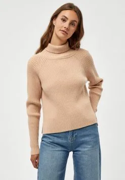 Minus AvaTurtleneck - Trui - Light Apricot