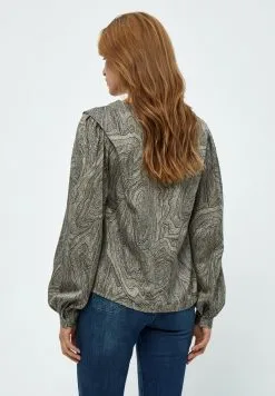 Minus Polly - Blouse - Wood Smoke Swirl Print -Minus Winkel 7783449aaef149ebad98b8ec37fbf0e4