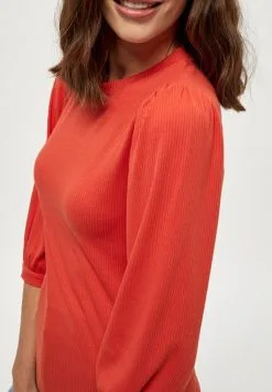 Minus Johanna 3/4 Sleeve - Trui - Lipstick Red -Minus Winkel 7904c2b8df59445c8b81083fbe7854fc