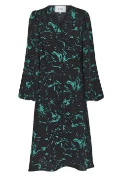 Minus Selena Wrap - Jurk - Ocean Green Swirl -Minus Winkel 79e0ead0974844c78fa099afe9a102b9