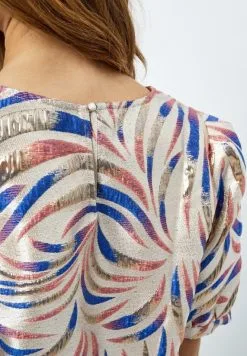 Minus Blouse - Super Pink Print -Minus Winkel 7ae156bec0734504a38f0400af2f9e39