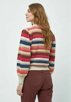 Minus Mikala Long Sleeve - Trui - Rasberry Sorbet Stripe -Minus Winkel 7bd6d6c52f1b4880afa2ea507224813c