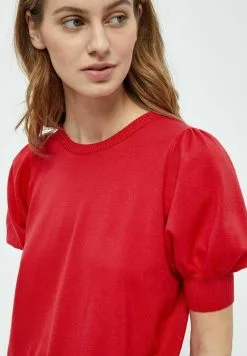Minus Liva - T-Shirt Basic - Lollipop Red -Minus Winkel 7ca02b572b70450fb63529377672d0de