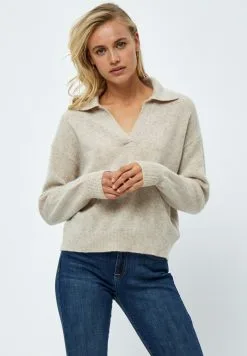 Minus Trui - Sand Gray Melange