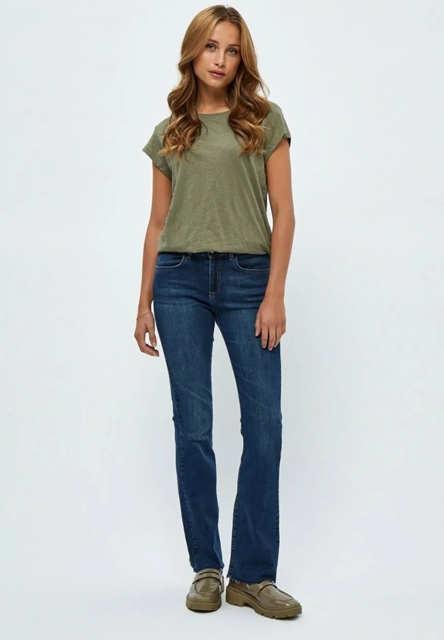 Minus Leti Tee - T-Shirt Basic - Green Field 4 Minus Leti Tee - T-Shirt Basic - Green Field - Afbeelding 2