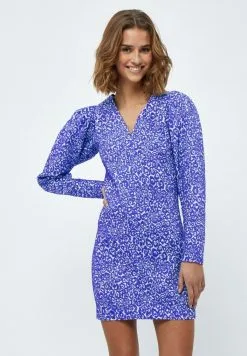 Minus Retia - Etui-Jurk - Royal Blue Leo