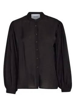 Minus Frilla - Overhemdblouse - Black -Minus Winkel 840f30d164d04074816564cba1a3c2d2