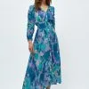 Minus Tamira- Blousejurk - Ocean Green Print -Minus Winkel 8660e38c313642d89de5db7f2e8ecc00