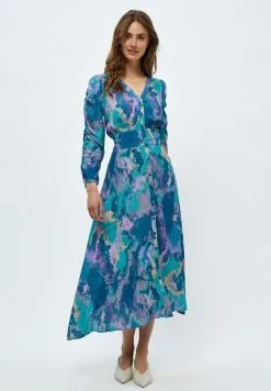 Minus Tamira- Blousejurk - Ocean Green Print