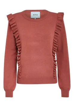 Minus Vesia - Trui - Dusty Cedar Red Melange -Minus Winkel 86a1a6e63c144b0ca787131181519f5c