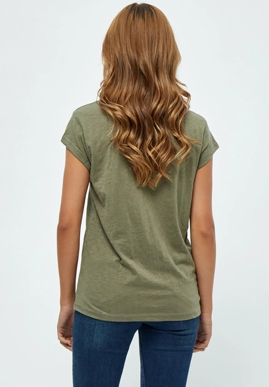 Minus Leti Tee - T-Shirt Basic - Green Field 5 Minus Leti Tee - T-Shirt Basic - Green Field - Afbeelding 3