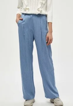 Minus Mevia - Broek - Denim Blue Stripes