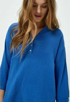 Minus Hemma 3/4 Sleeve- Blouse - Regatta Blue -Minus Winkel 894349d021cb4372a69b9ed8e9ba30da
