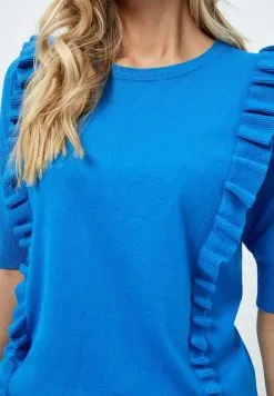 Minus Vesia - T-Shirt Basic - Ocean Blue -Minus Winkel 8a12e768a40e4a32b4e3c7defe7ad2f1