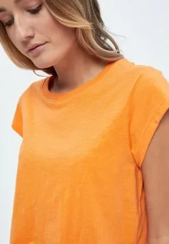 Minus Leti Tee - T-Shirt Basic - Orange Peel -Minus Winkel 8a2558d94e6f4fc3898ea57eb28602c5