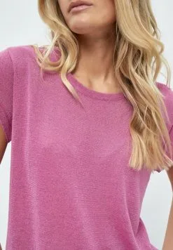 Minus Carlina- T-Shirt Basic - Super Pink Lurex 10 Minus Carlina- T-Shirt Basic - Super Pink Lurex -Minus Winkel 8cd171a0413e4433ae62e6d36639345f