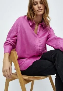 Minus Auguste- Overhemdblouse - Super Pink -Minus Winkel 8df0f7c4402840a7b3bea1d723914b54