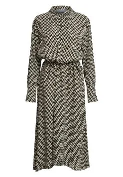 Minus Lasina - Blousejurk - Monocrome Print -Minus Winkel 8e9225f700c744b7a661b5e0f1684a50