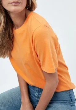 Minus Cathy - T-Shirt Basic - Orange Peel -Minus Winkel 8ed80878cd3443e994538e59416ff415