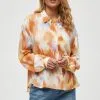 Minus Overhemdblouse - Pink Flamingo Tie Dye