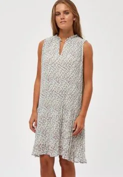 Minus Rikka Sleeveless- Jurk - Frosted Mint Flower Print