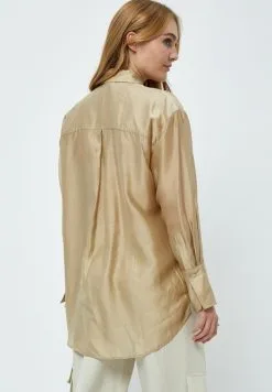 Minus Meredy - Overhemdblouse - Sand -Minus Winkel 9368942bb2f84ee683738ebb0a40ba01